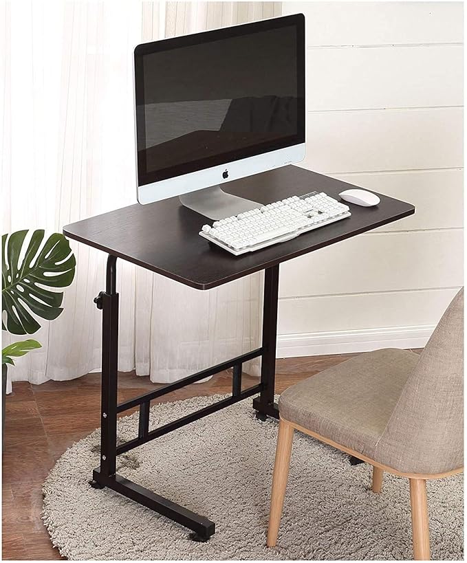 MEDITIVE Mobile Laptop Desk Cart 23.5 x 16 inches Height Adjustable