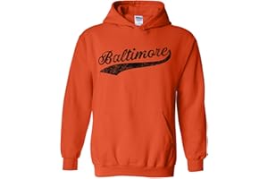 UGP Campus Apparel Hometown Baseball Script - Hometown Pride, Pitcher HOODIE