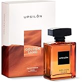 UPSILON Golden Sands Premium Eau De Parfum Spray for Men, Holiday Gift Pack Luxury Parfum Scent | Men’s Perfume