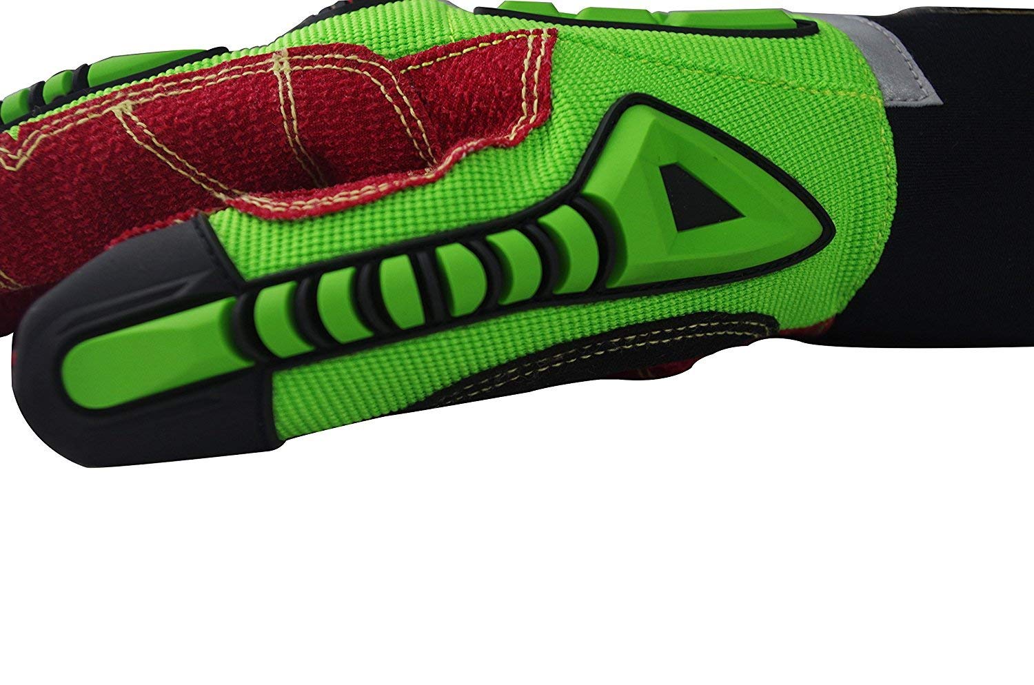 Seibertron HIGH-VIS HDC5 Level 5 Cut Resistant Deckhand Gloves High Performance Protection Impact Resistant Oil and Gas Safety Gloves L - Image 5