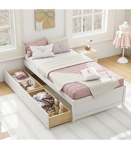 Amazon.com: South Shore Spark Mates Bed with 4 Drawers, Full 54