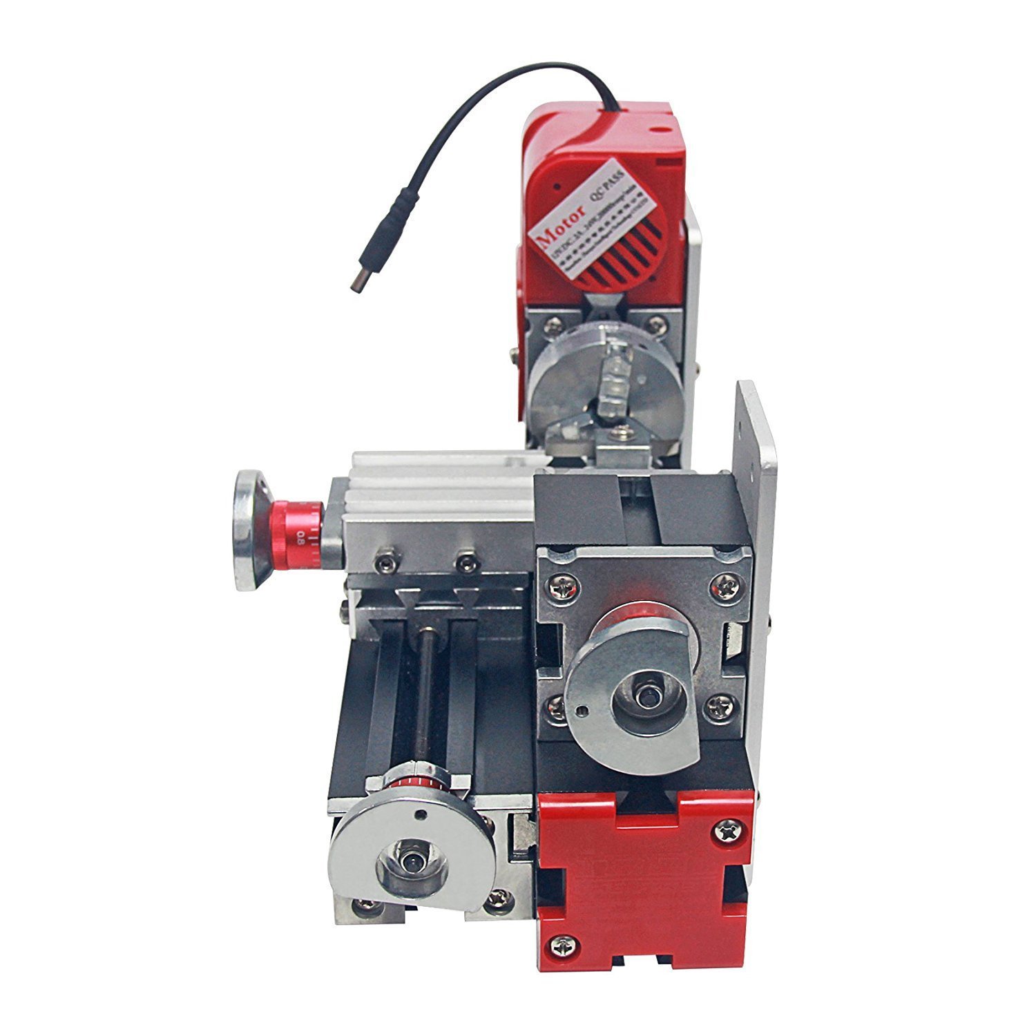 Wisamic Mini Motorized Metal Working Lathe Machine DIY Tool Metal