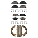 Transit Auto Front Rear Ceramic Brake Pads And