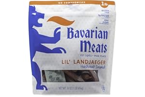 Bavarian Meats Lil' Landjaeger Hardwood Smoked Zero Sugar sausage sticks 16 0z