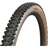 Maxxis Assegai | Dual Compound - EXO | Tan Sidewall Mountain Bike Tire | Suited to Dry Hard-Packed Trails, Long-Wearing Dual Compound, Front or Rear Use, Tubeless Ready