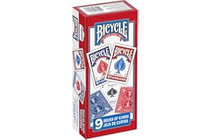 Bicycle Playing Card Decks,Standard Face - 9 Packs