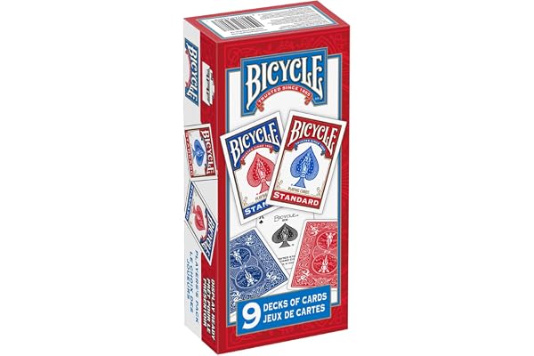 Bicycle Playing Card Decks,Standard Face - 9 Packs