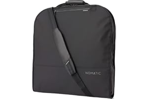 NOMATIC Garment Bag - Premium Black Nylon Garment Bag, Travel Hanging Luggage Garment Bag with Shoe Compartment, Holds Up To 3 Suits Plus Accessories, V2