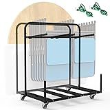 Eastrexon Folding Table and Chair Rack Cart
