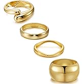 GIFIKOI Gold Bangle Bracelets for Women Wide Hinged Twist Wrap Arm Cuff Trendy Thick Bracelet Jewelry