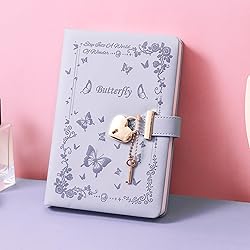 SPIPHY Diary with Lock and Key for Girls Ages 8-12