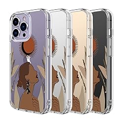 LUHOURI for iPhone 15 Pro Max Case with Screen