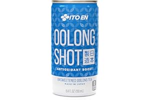 ITO EN Shot 6.4 Ounce Unsweetened Zero Calories, Caffeinated Oolong 6.4 Fl Oz (Pack of 30) 192.0 Fl Oz