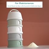 Beaba Stackable Milk Dispenser 4 Compartments 330 mL Large Capacity France view 3