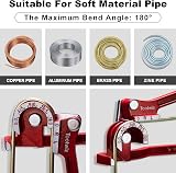 Toolwiz 3-in-1 Pipe Bender 6-8-10mm 180 Degree Copper Aluminum Brass Tube Tool view 2