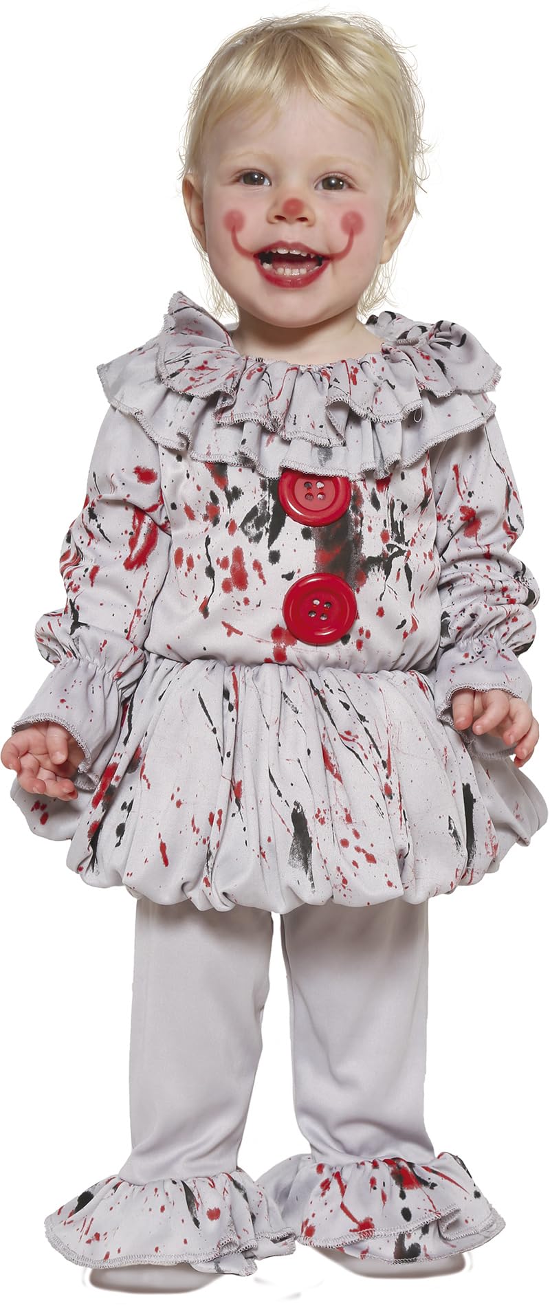 FIESTAS GUIRCA Bad Clown Babies - Boys Halloween Costume 18-24 Months