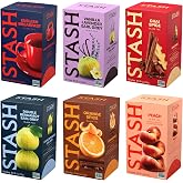 STASH Black Tea Variety Pack &ndash; Caffeinated, 6 Boxes of 18-20 Tea Bags Each &ndash; Orange Spice, Peach, Double Bergamot Earl Grey, Chai Spice, Super Irish Breakfast &amp; Breakfast in Paris
