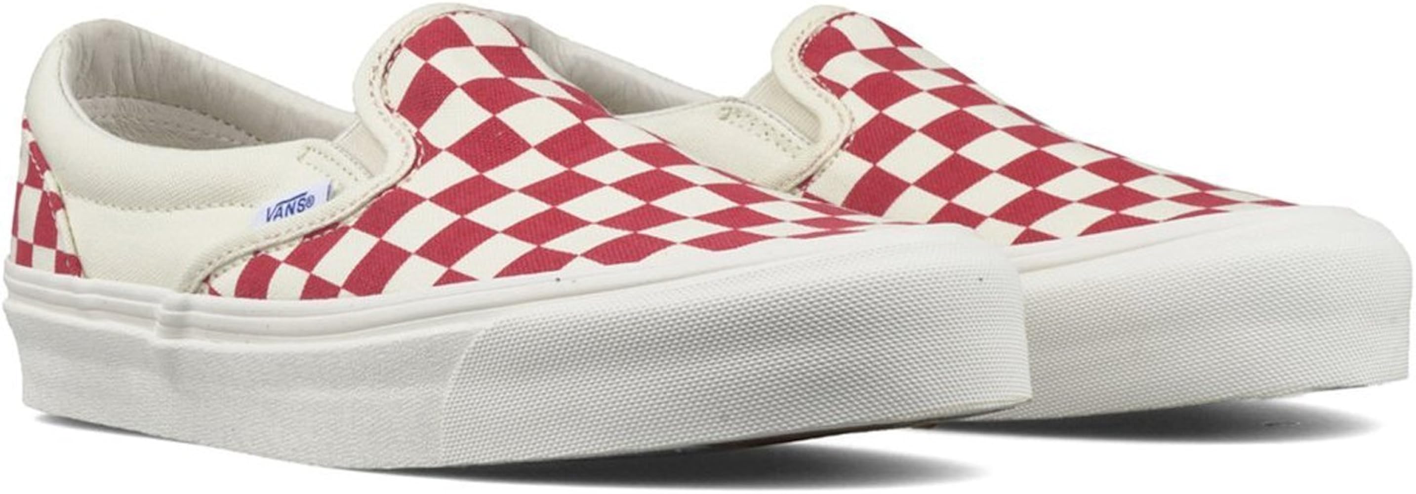 checker red vans