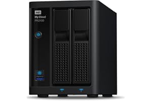 WD Diskless My Cloud Pro Series PR2100 Network Attached Storage - NAS - WDBBCL0000NBK-NESN,Black