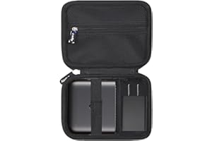 Case for TP-Link Dual-Band Wi-Fi 6 AX3000 / AX1500 Travel Router - Hard Travel Protective Carrying Storage Bag (Black)