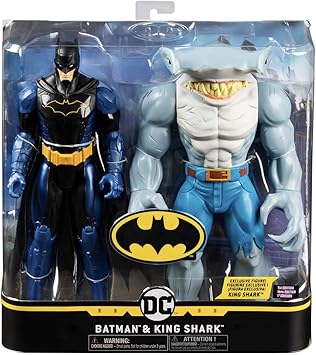 Dc Comics Batman And Exclusive King Shark 12 Action Figures Set 1st Edition Amazon Co Uk Toys Games