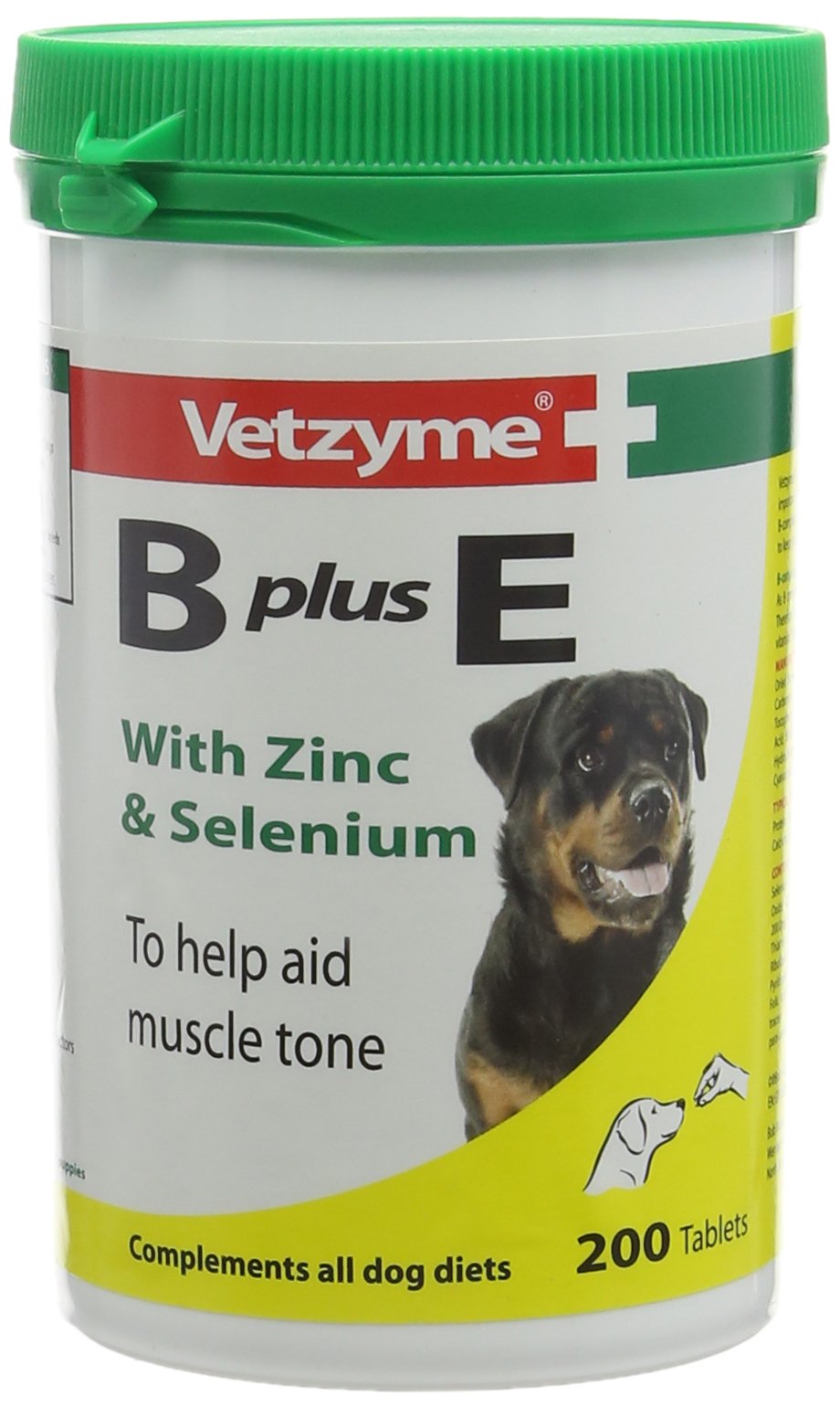 Vetzyme Dog Vitamins and Supplements, Contains B Plus E with Zinc