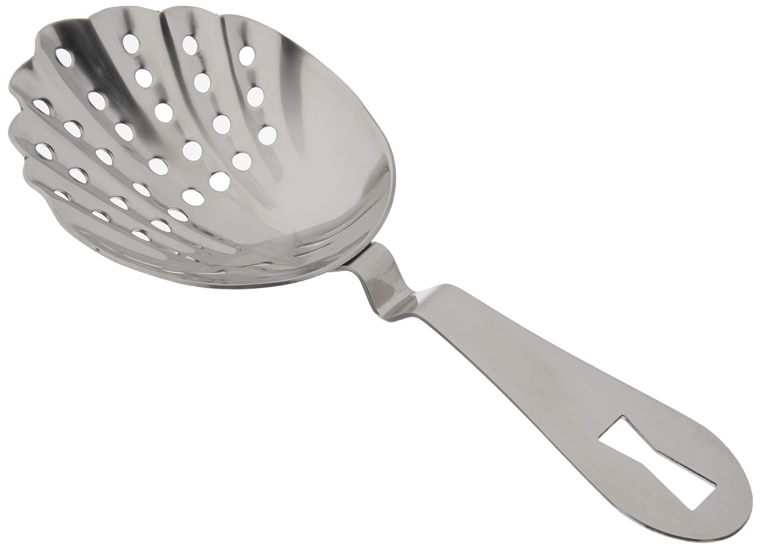 Barfly Premium Scalloped Julep Strainer, Stainless Steel, 17.78 x 7.3 x 2.22 cm