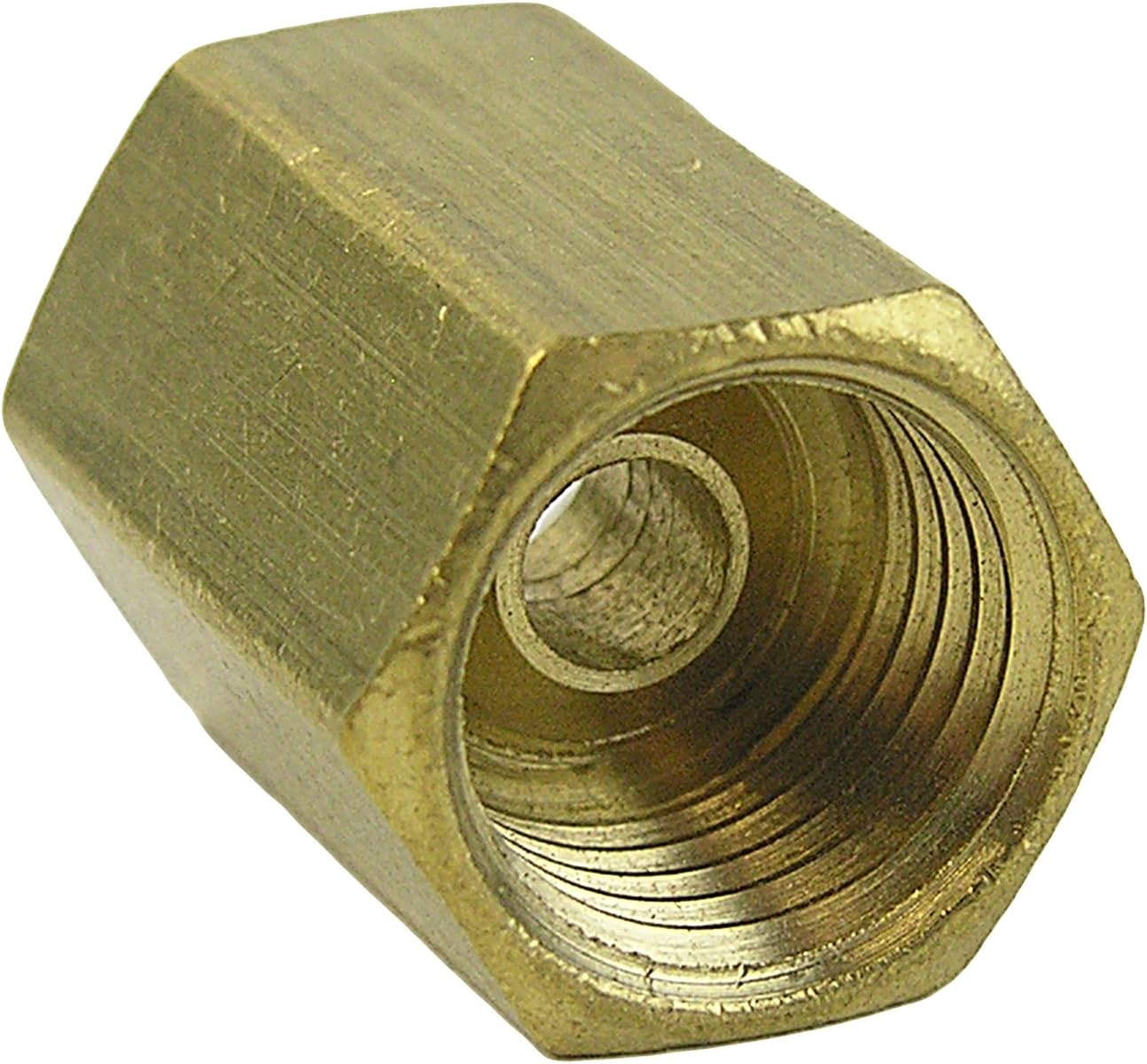 LASCO 170365 FemaleUnion Inverted Flare Nut, 1/4Inch, Brass Amazon