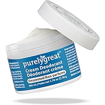 Purelygreat Cream Deodorant, Aluminum-Free, Deodorant Cream for
