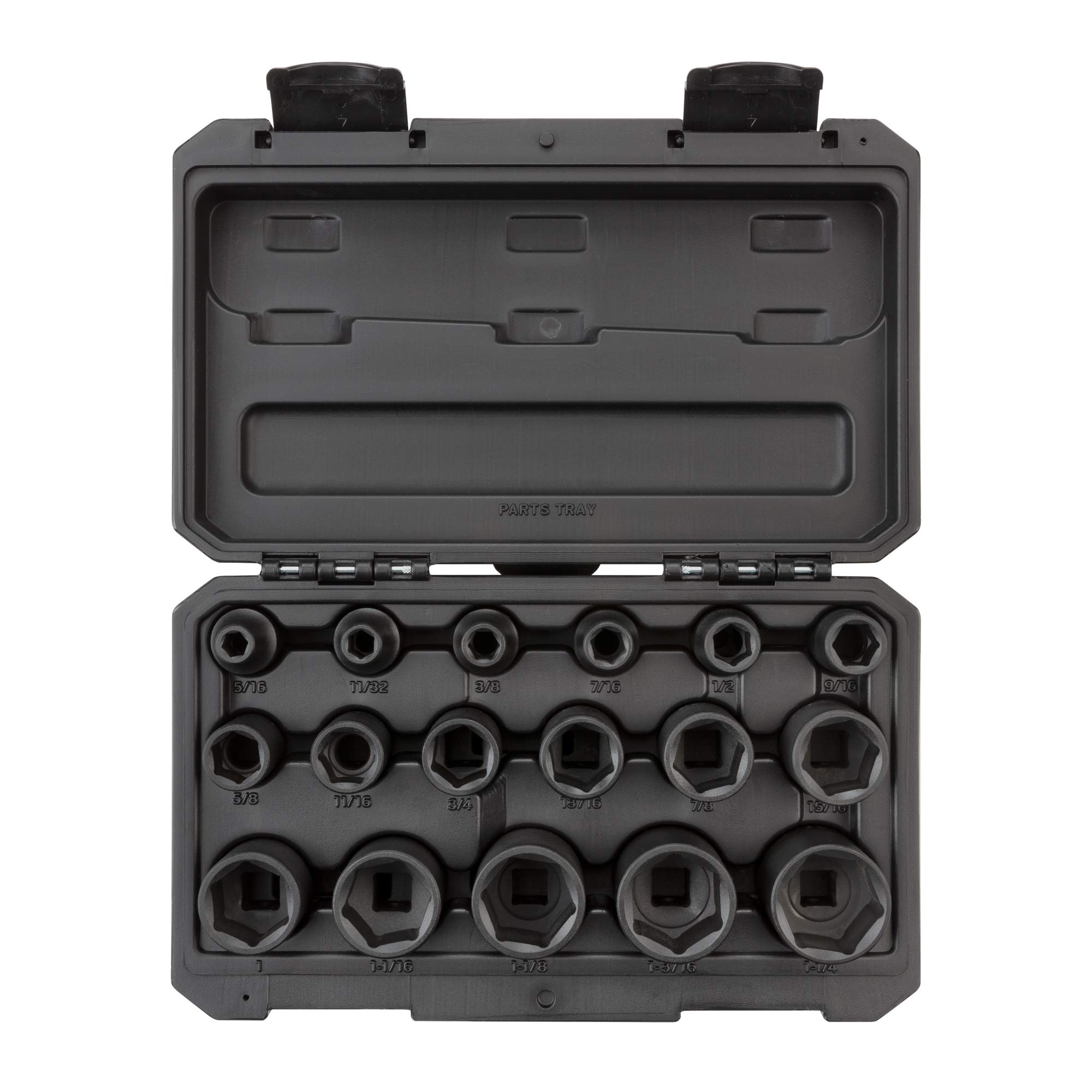 TEKTON 1/2 Inch Drive 6-Point Impact Socket Set, 17-Piece (5/16-1-1/4 in.) | SID92301