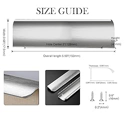 LEAPHZOT Edge Finger Pull,Concealed Kitchen Cabinet