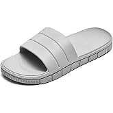 clootess Shower Slide Shoes for Men and Women Home Sandal Bath Slipper Indoor House Pool College Dorm Non-Slip