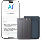 Plaud Note AI Voice Recorder 64GB w Case Transcription 112 Languages