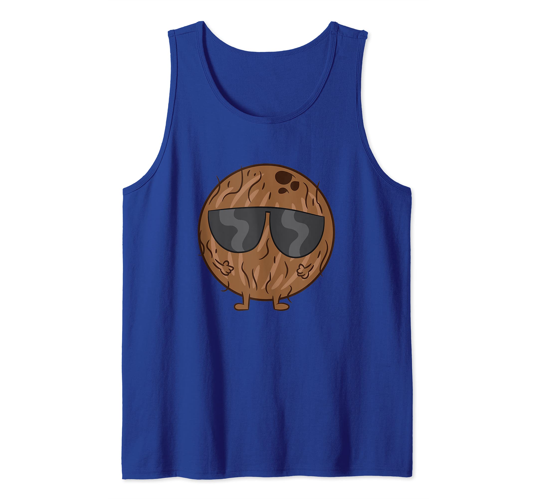 Funny Coconut Halloween Costume Coconut With Sunglasses Tank Top