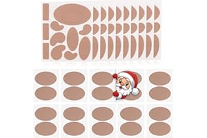 GOSTPHANT Moleskin for Blisters, Adhesive Moleskin Padding, Multi-Shaped Moleskin Pads for Shoes, Toes, Heel | Blister Prevention and Reduce Friction - 20 Sheets (130 Pieces Total)