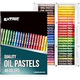 EXTRIC Oil Pastels - 48 Count Soft Pastels for Kids &amp; Artists