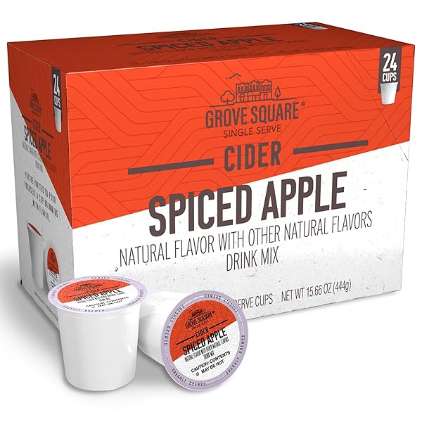 GROVE SQUARE CIDER PODS, VARIETY PACK, SINGLE SERVE...