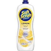 Soft Scrub Cleanser, Lemon Fragrance, 36 Oz, Multi Surface Cleaner, Kitchen | Removes tough grime and stains, safe for use on sinks and counters, residue-free shine, Orthodox Union Kosher certified