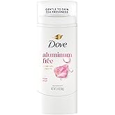 Dove Deodorant Stick Rose Mist Aluminum Free 2.4 oz | For everyday wear, Helps stop odor &amp; stay fresh, With prebiotic glycerin, Rose Mist