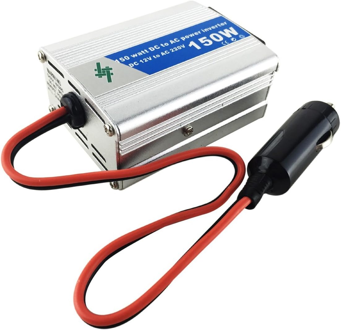 DollaTek 150W WATT Car Power Inverter DC 12V to AC 220V USB Port 5V 2.1A for Notebook IPad, Smartphones, Iphone, Camping, ect - Image 3
