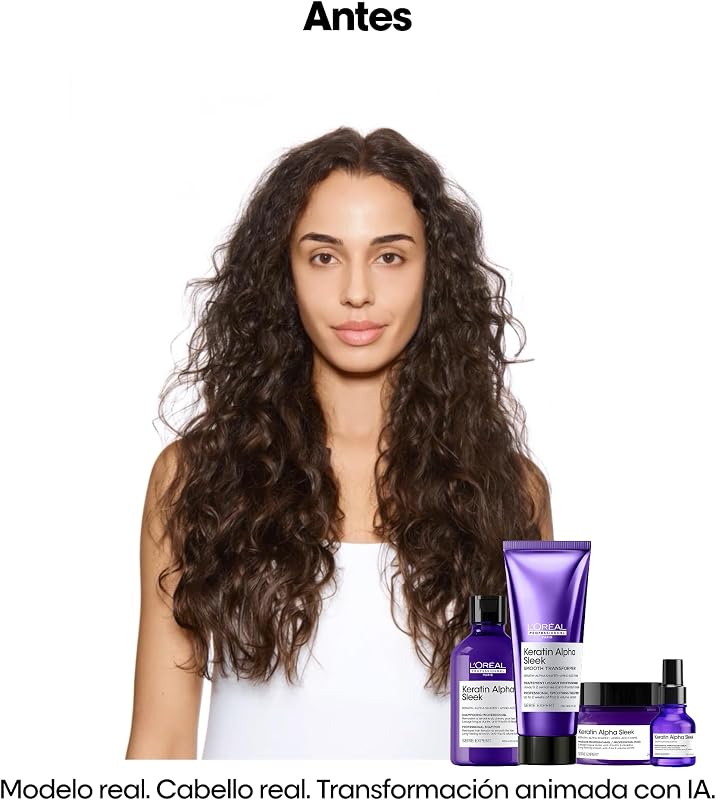 L'Oréal Professionnel Keratin A. Sleek Tratamiento Semanal Anti-Frizz 200ml