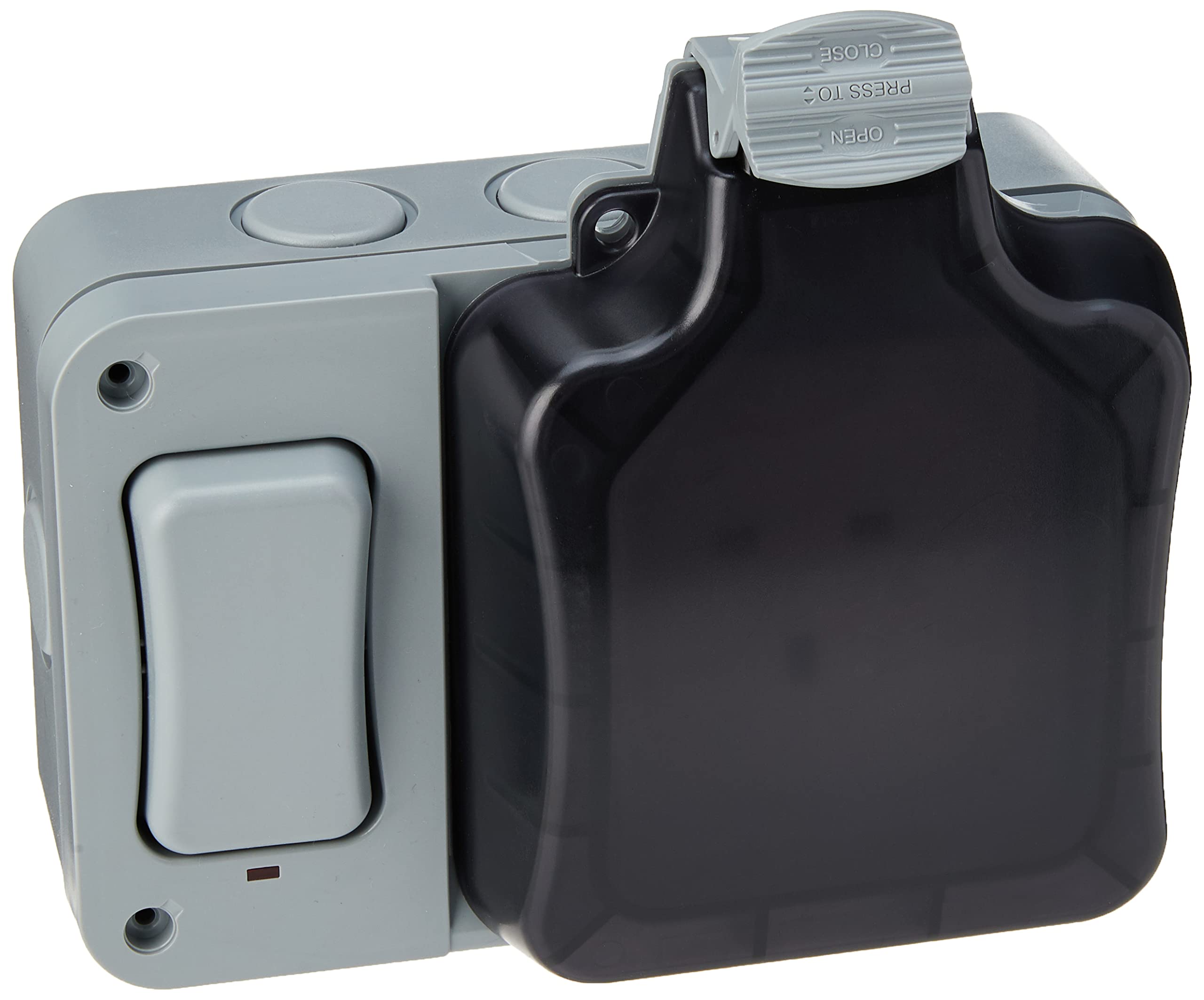 BG Electrical WP21ES01 Rated Brushed Stainless Steel Outdoor Weatherproof Single Switch