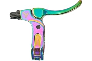 KHEbikes KHE Radius BMX Brake Lever Right Aluminum Folding Hinge Cold Forged 2-Finger 0.2lbs Oil Slick