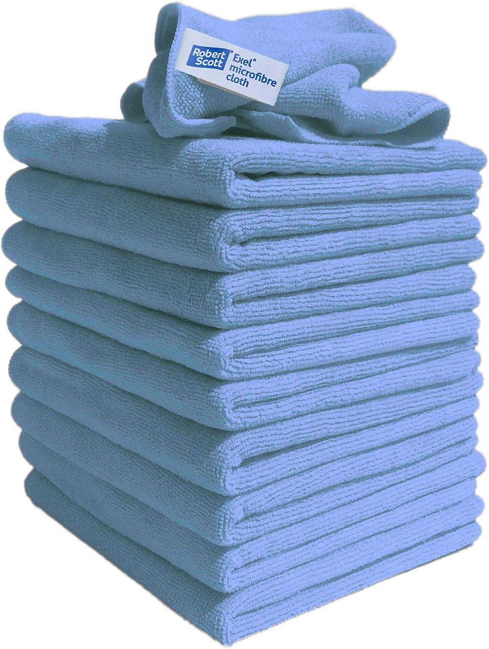 Exel Lint Free Microfibre Super Magic Cleaning Cloths Pack of 10 Blue