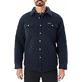 Smith's Workwear Snap Closure Diamond Quilted Knit Shirt-Jac