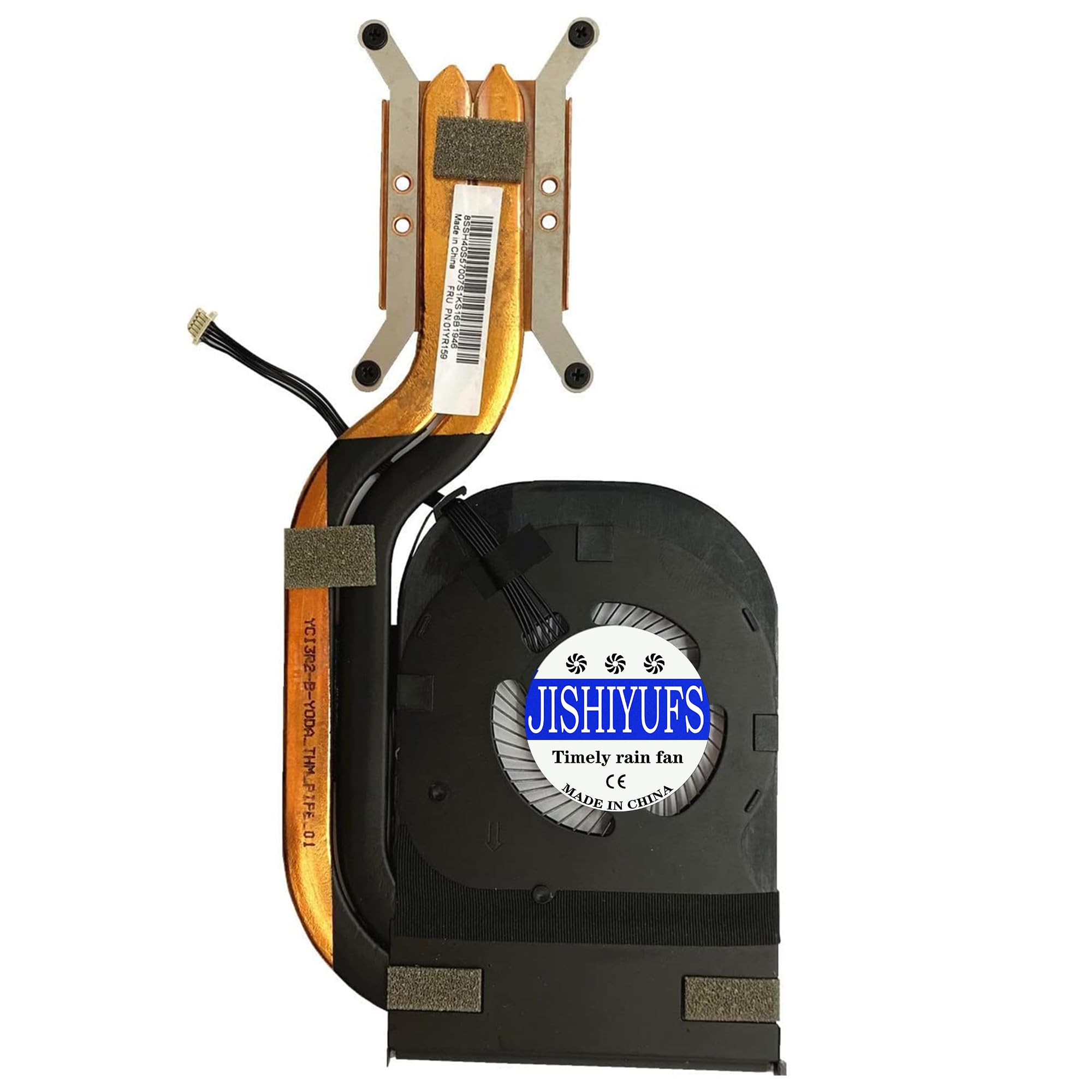 JISHIYUFS New CPU Cooling Fan Processor Cooler for Lenovo Thinkpad X1C X1 2018 EG50040S1-CA41-S9A DC5V 2.25W PN 01YR159
