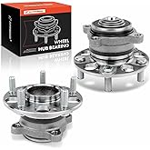 A-Premium 2 x Rear Wheel Bearing and Hub Assembly with 5-Lug Compatible with Honda Accord 2008-2012 & Acura TSX 2009-2014