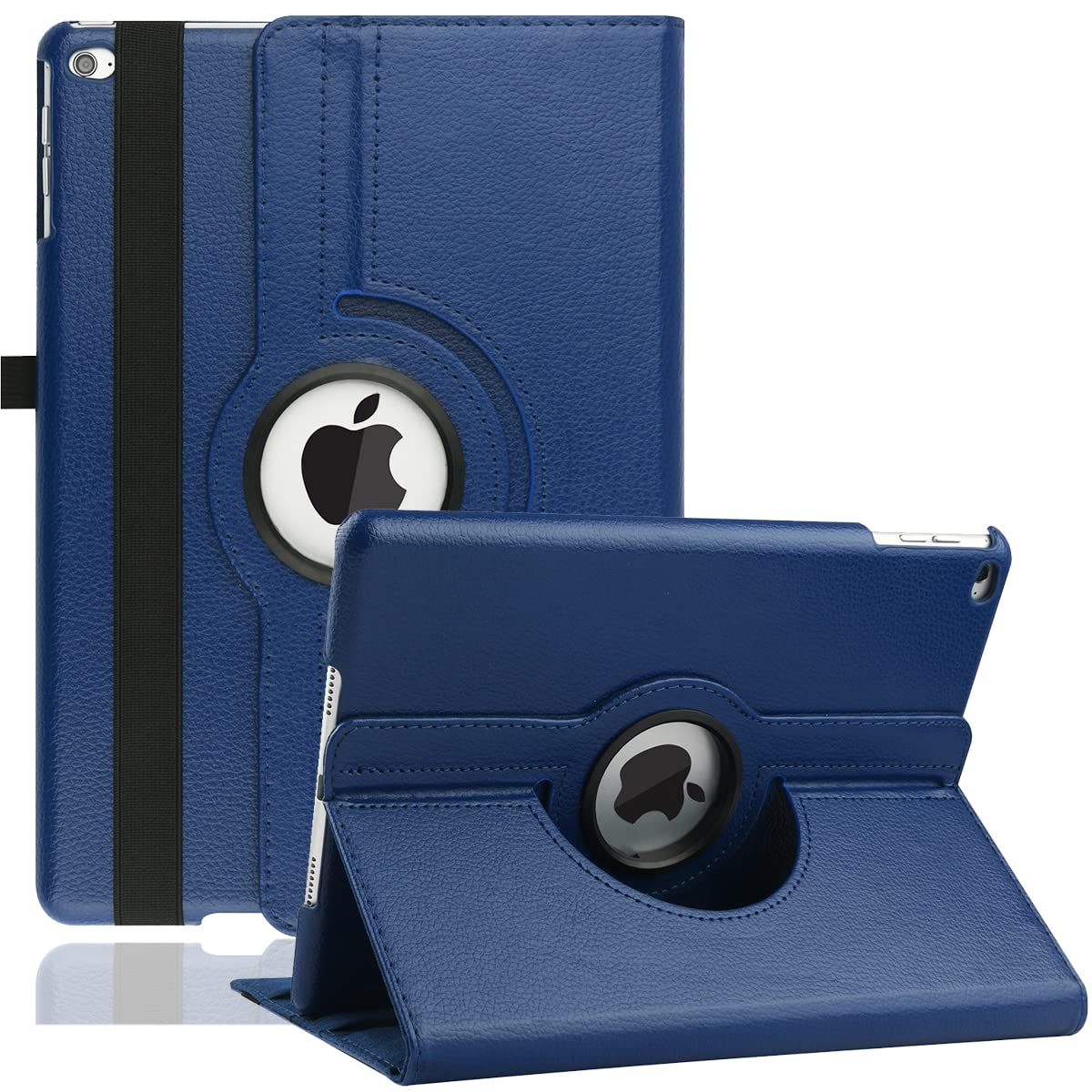 New Rotating Case for iPad 10.2" 9th / 8th / 7th Generation - 360 Degree Rotating Stand Protective Cover with Auto Sleep Wake for iPad 10.2 inch 2021/2020 / 2019 (Navy Blue)