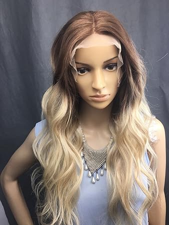 Amazon Com Charming Sexy Middle Parting Long Loose Wave Human