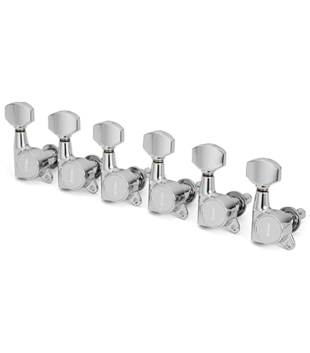 Amazon.com: Schaller Mechanism M6 Mini 6 Left Chrome : Musical